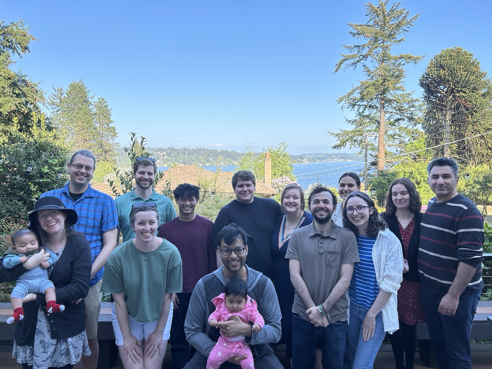 SAIL team outside on a sunny day.
