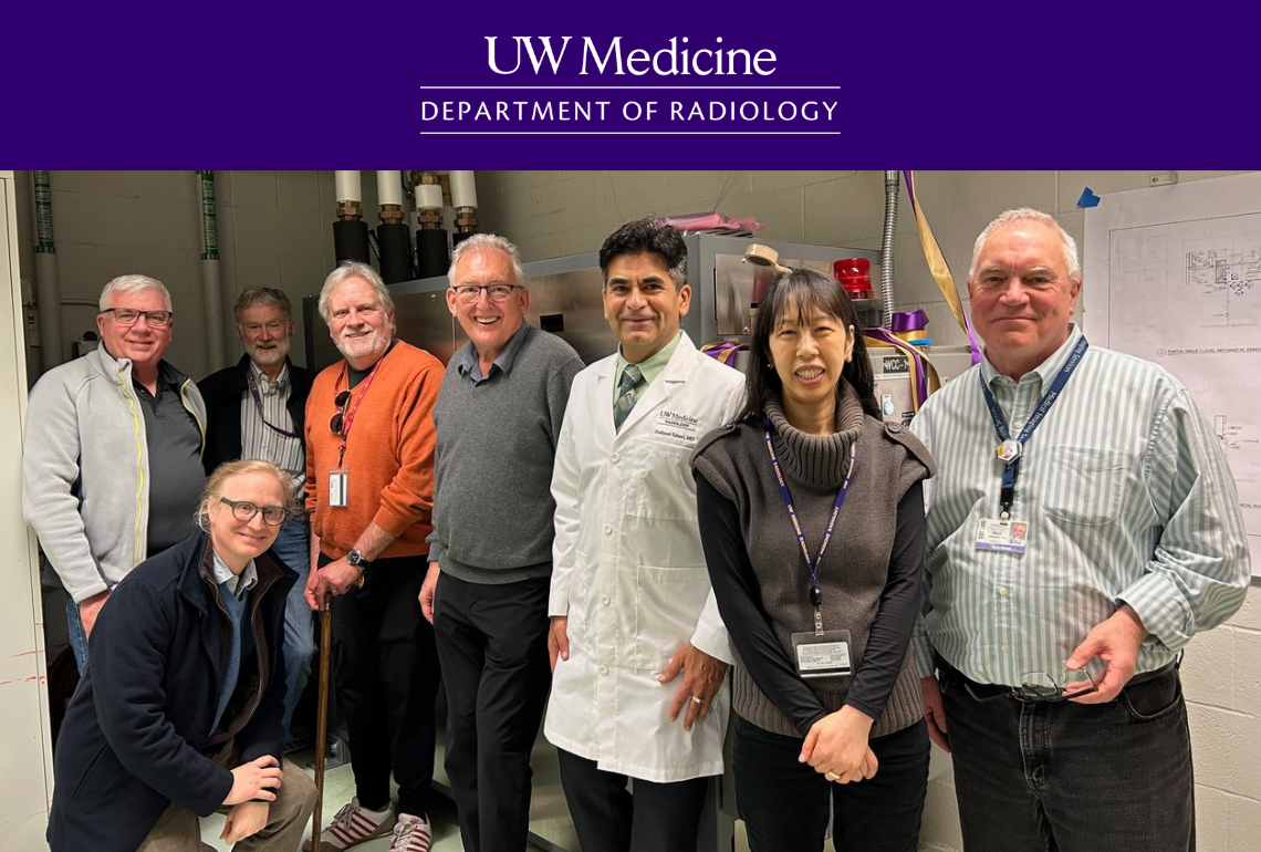 UW Department of Radiology is celebrating the commissioning of a new custom-built water chiller.