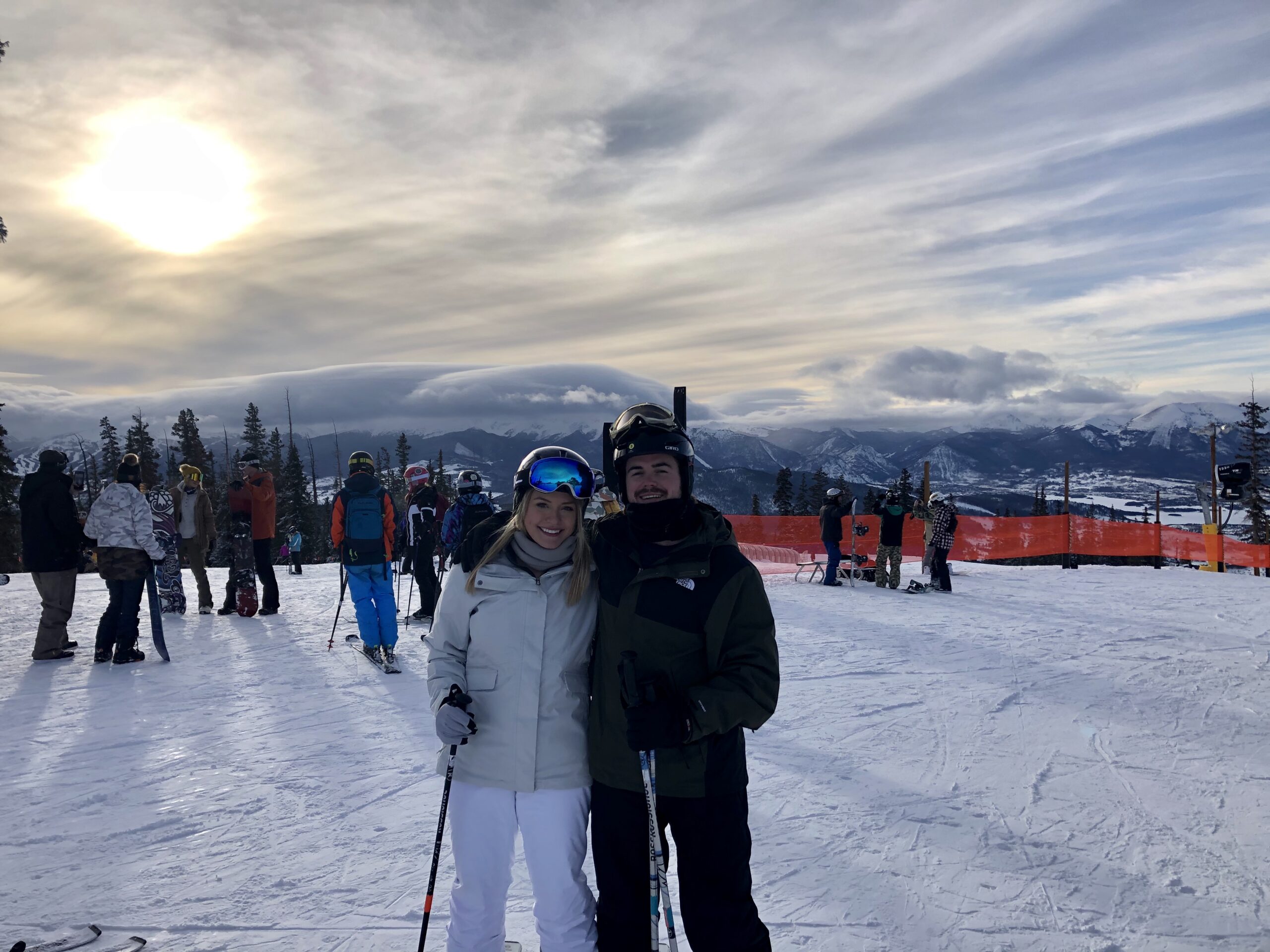 Pezzutti and his fiancée, Marissa at Keystone in Colorado!