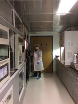 Radiochemistry lab.