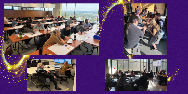 A collage of photos of participants in the Yellow Belt Six Sigma course.