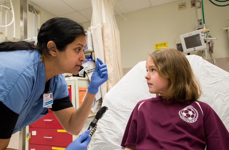 Child patient.
