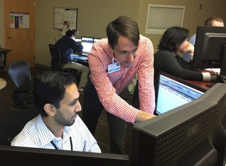 Radiologists in Reading Room.